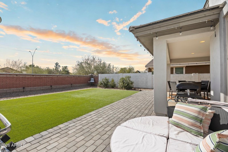 Sunset Wethersfield Back yard