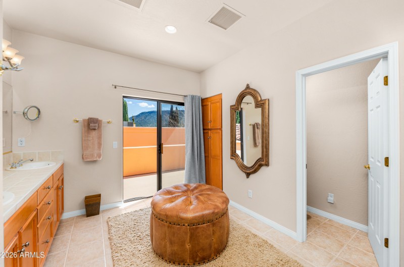 Primary Bathroom With Terrace Access