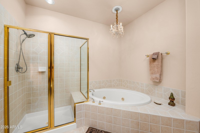 Primary Bath Shower And Tub