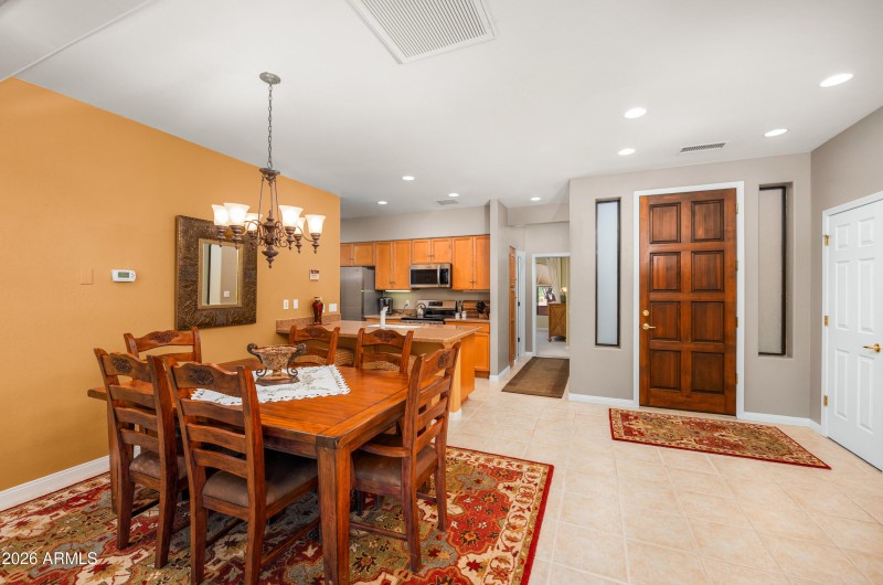 Dining Room And Kitchen Entry