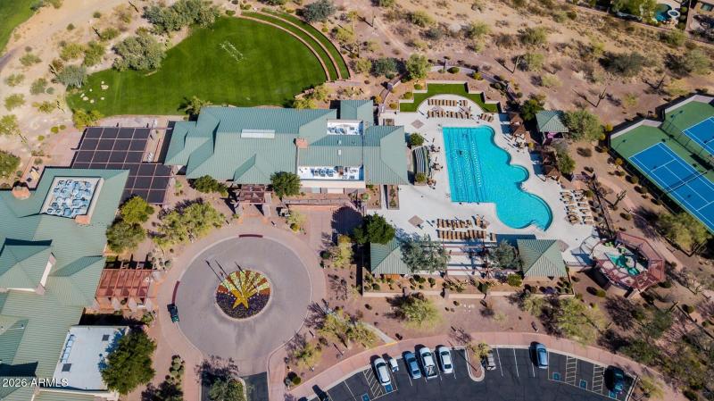 Persimmons Pool aerial