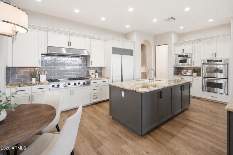 kitchen with wood floors 2
