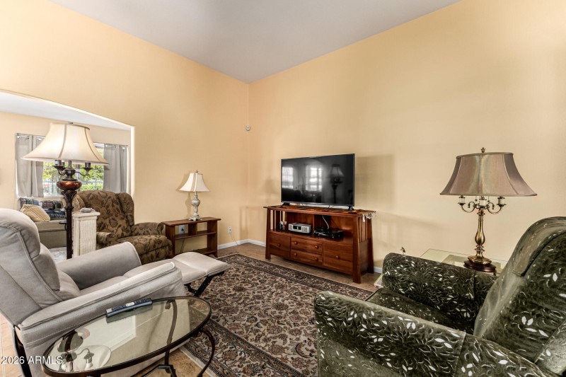 Spacious living areas