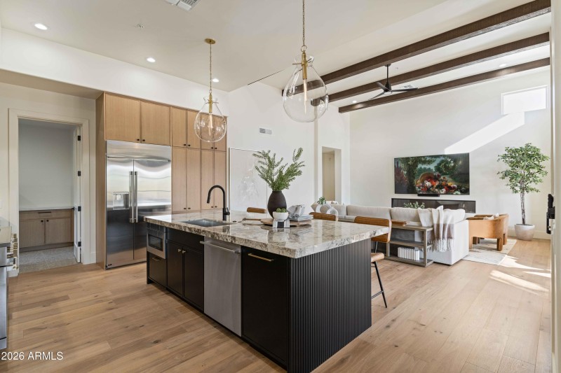 Kitchen to Family Room