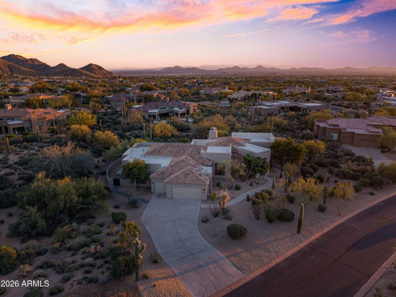 Looking southwest toward the city