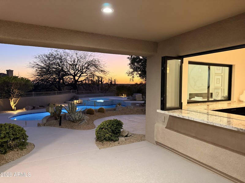 Indoor | Outdoor Bar with pool