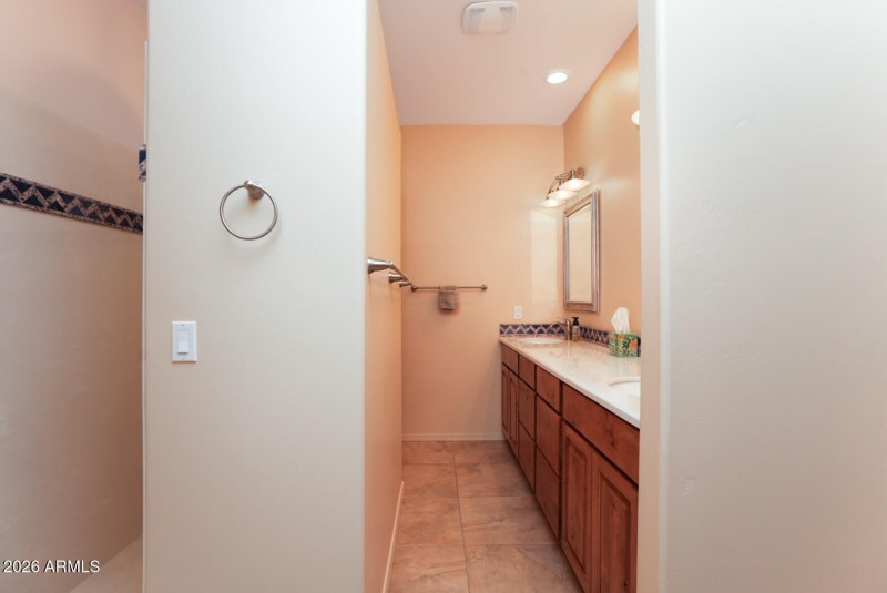 MASTER CABINETS + SHOWER ENTRY
