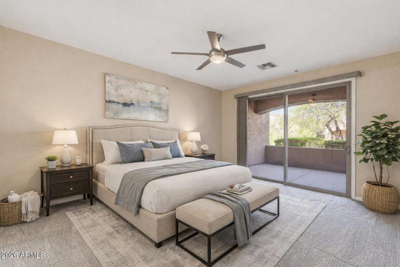 Master Bedroom w/ Private Patio