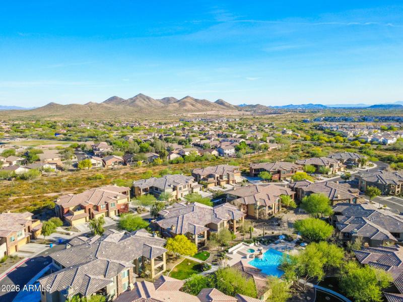 Desert Hills Drone View