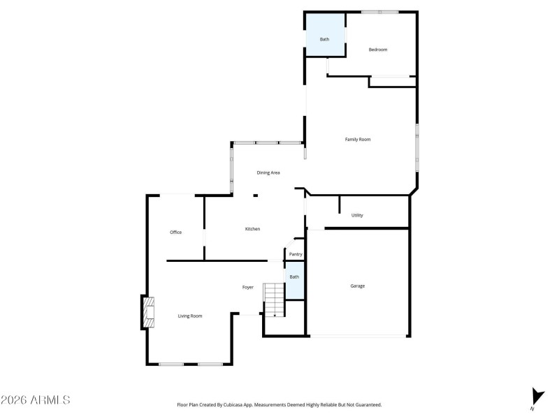 Downstairs floor plan