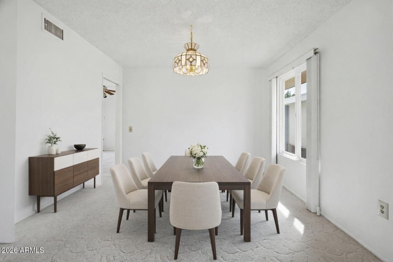 Rectangular dining t