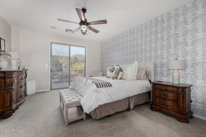 Primary Bedroom with Balcony