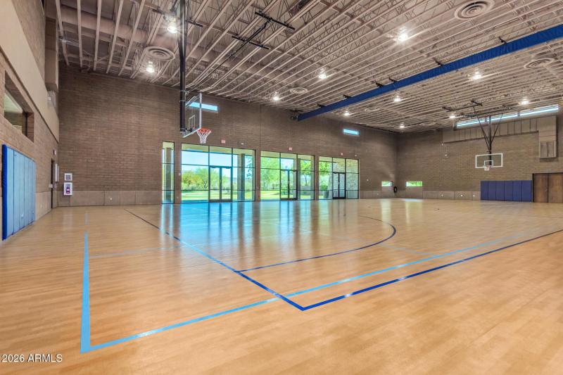 Indoor Basketball Gymnasium