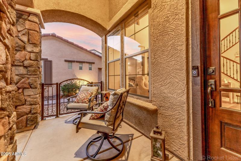 Sit on the porch while sipping lemonade