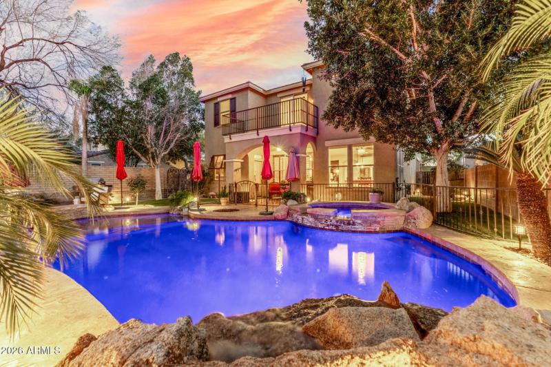 Stunning Backyard with Pool and Spa