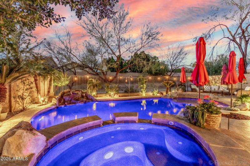 Stunning Backyard with Pool and Spa