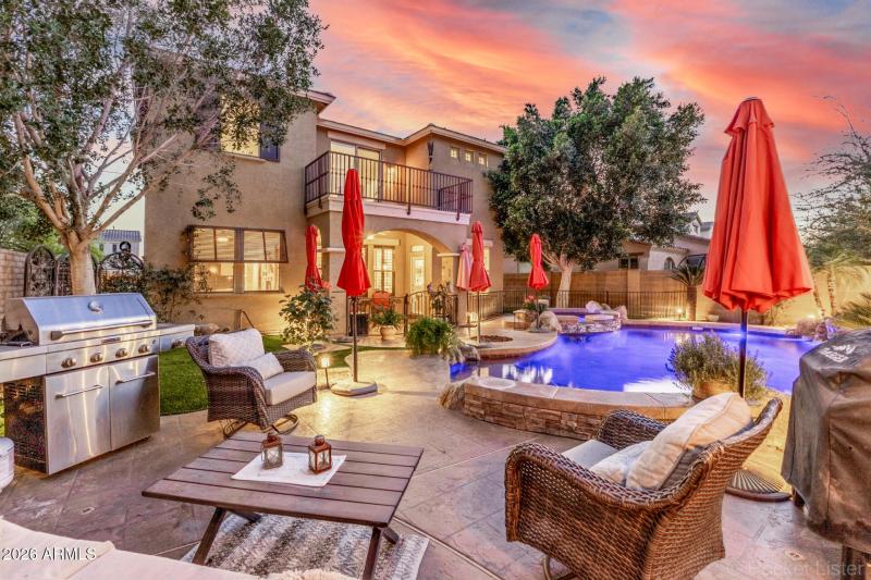 Stunning Backyard with Pool and Spa