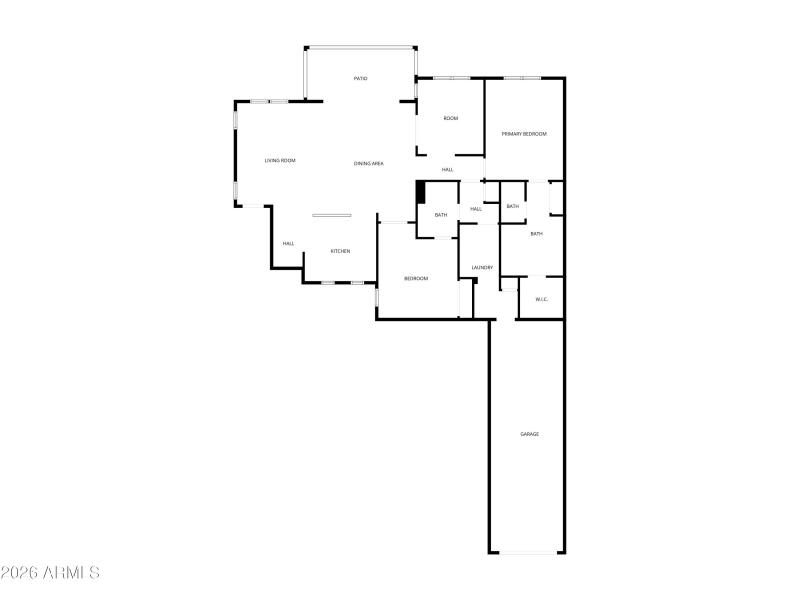 Rancho Paloma 5100 1002 2D Floorplan