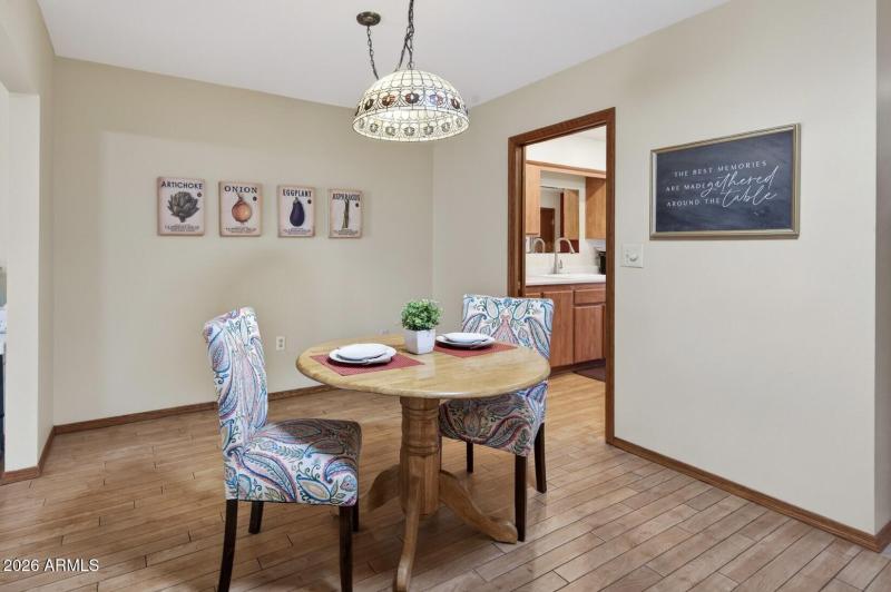 Formal Dining towards Kitchen