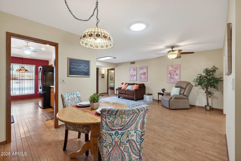 Formal Dinging towards Kitchen