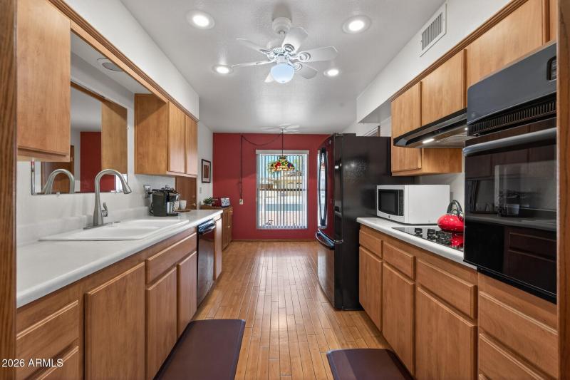 Kitchen towards Eat in Nook