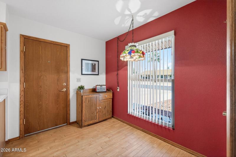 Eat in Nook towards Garage