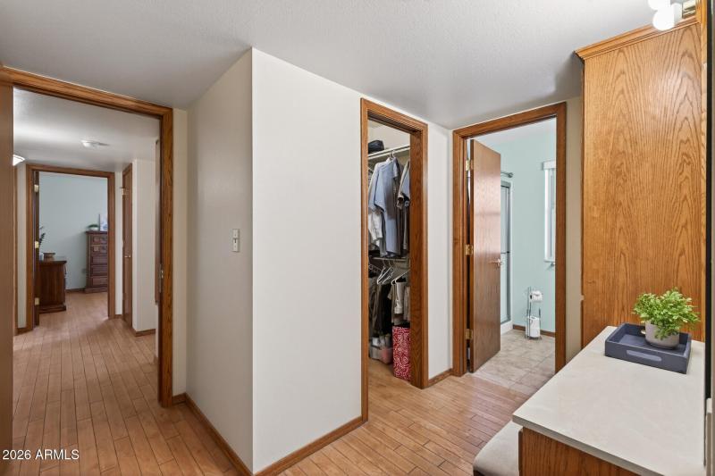 Walk-in closet & Built in Vanity