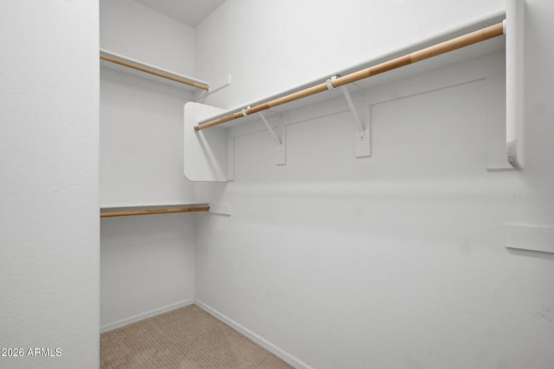Primary walk-in closet
