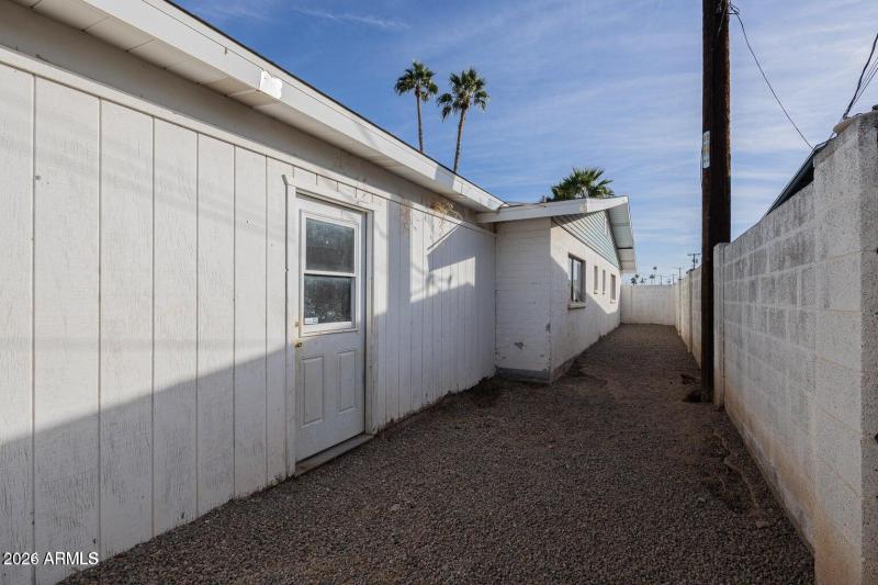 Unit 1 sideyard