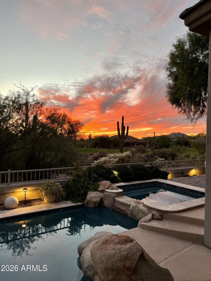 Backyard view 1