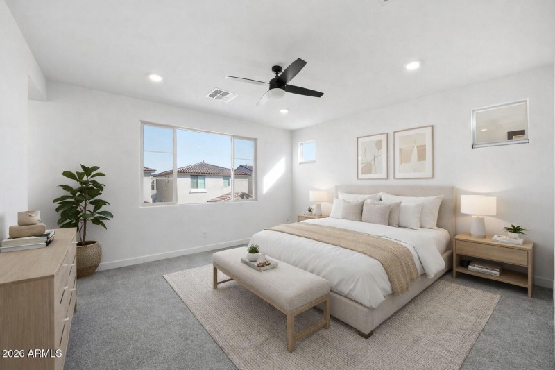 Primary bedroom 1 (virtually staged)