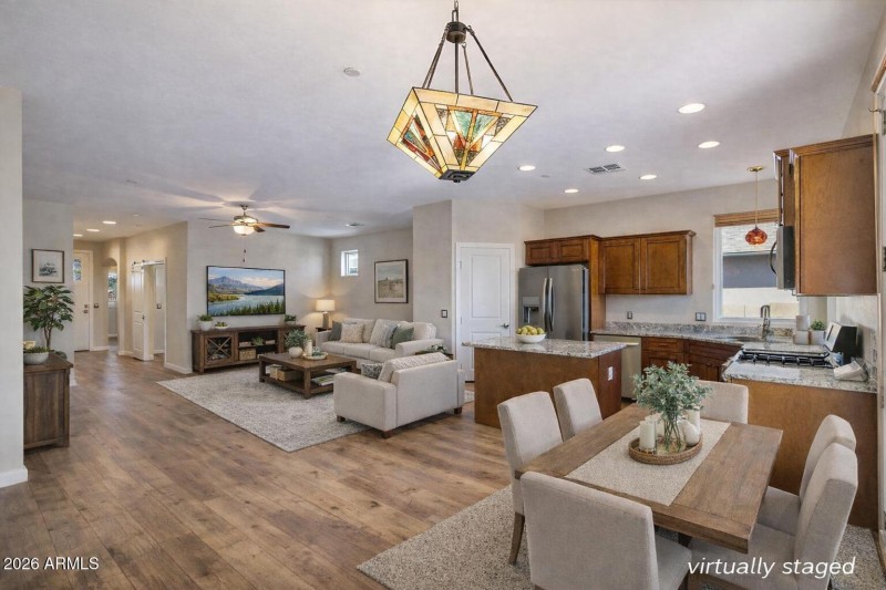 Dining Room Virtually Staged