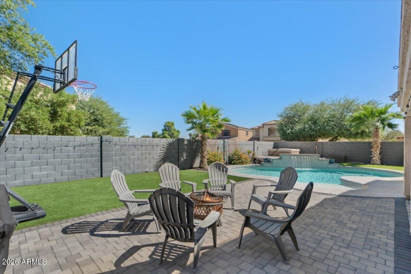 55-Back yard and pool