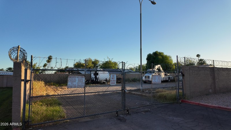 Separate parking for trucks
