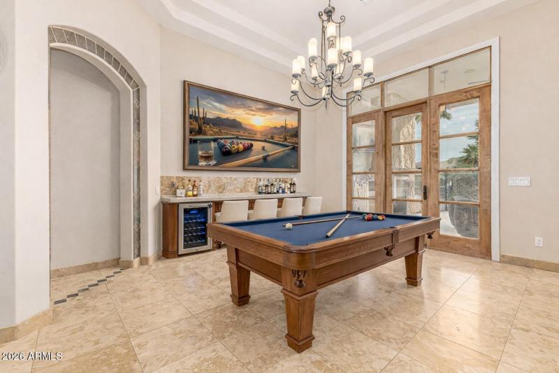 Rendered Photos with pool table