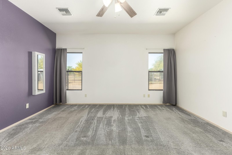 Spacious owner's retreat