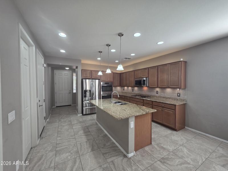 Open Kitchen with Large Island