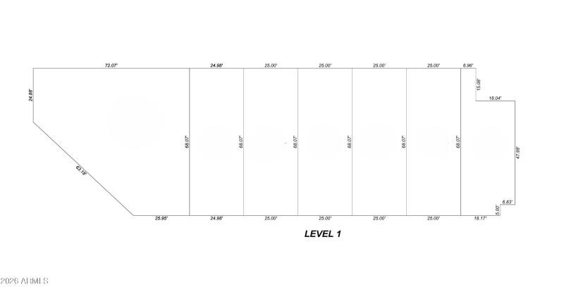Plat arial view
