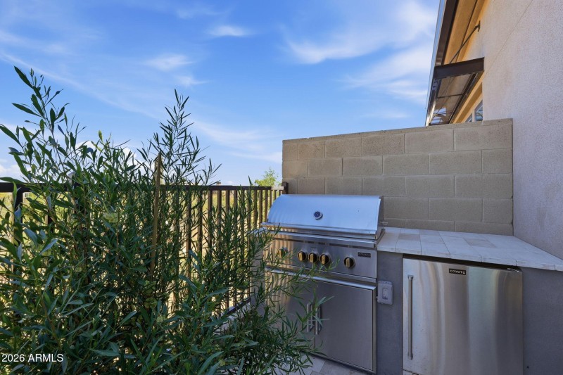 Built In BBQ