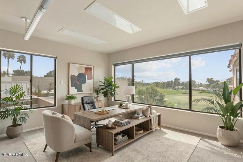 Office with Golf Course Vews