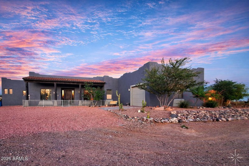 Front covered patio entry