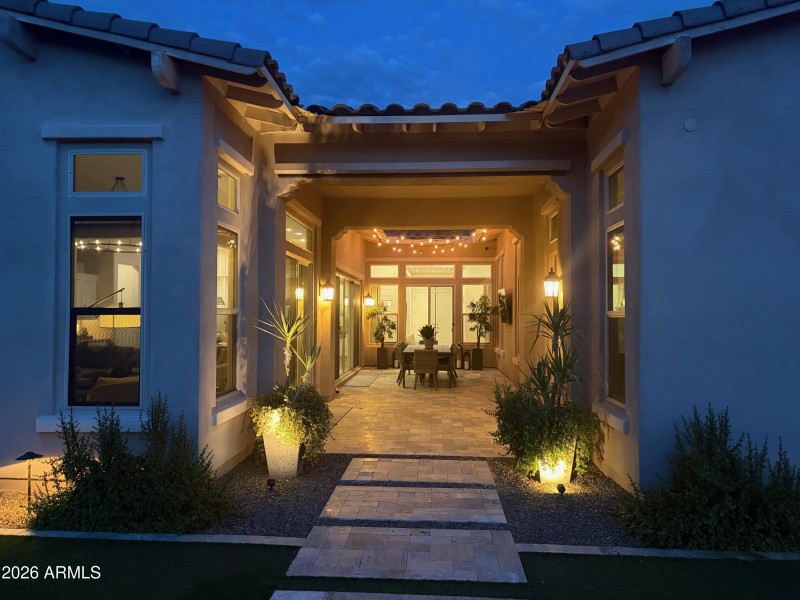 Rear Courtyard