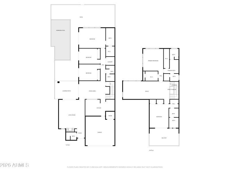 2D Floor Plan for 3033 East Claremont Av
