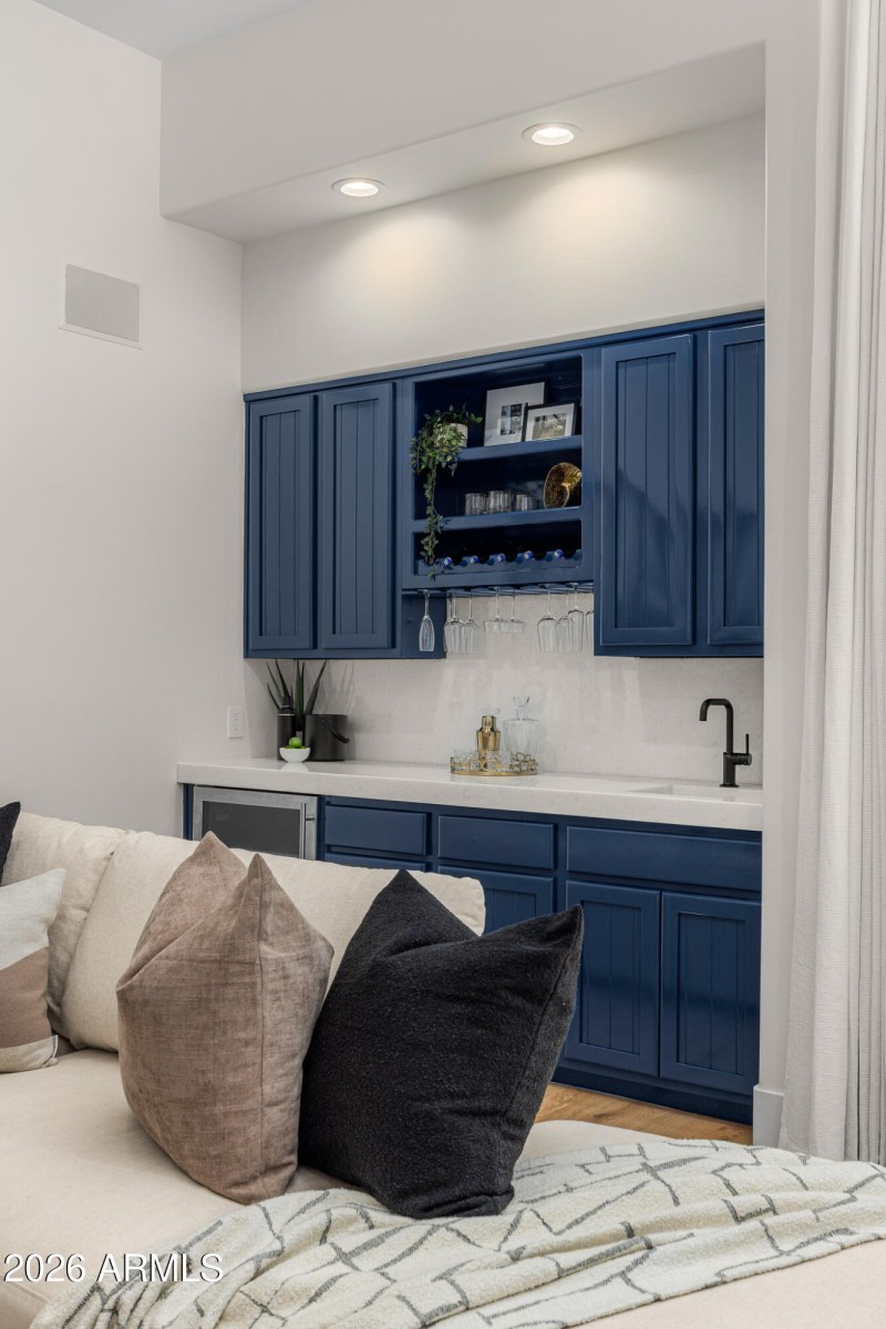 family room wet bar