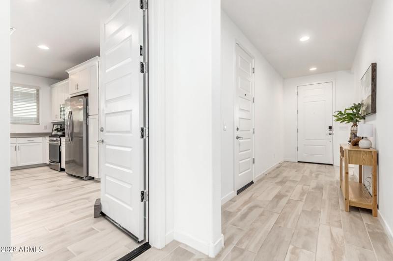 View of Front Door and Entrance to Suite