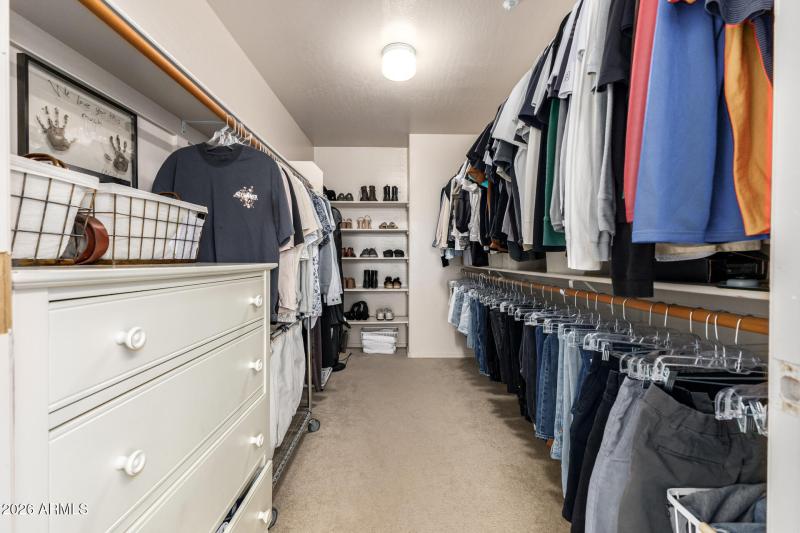 31 - Upstairs Primary Walk-in Closet