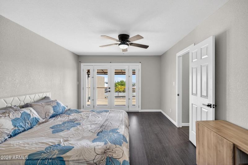 Roof top deck access