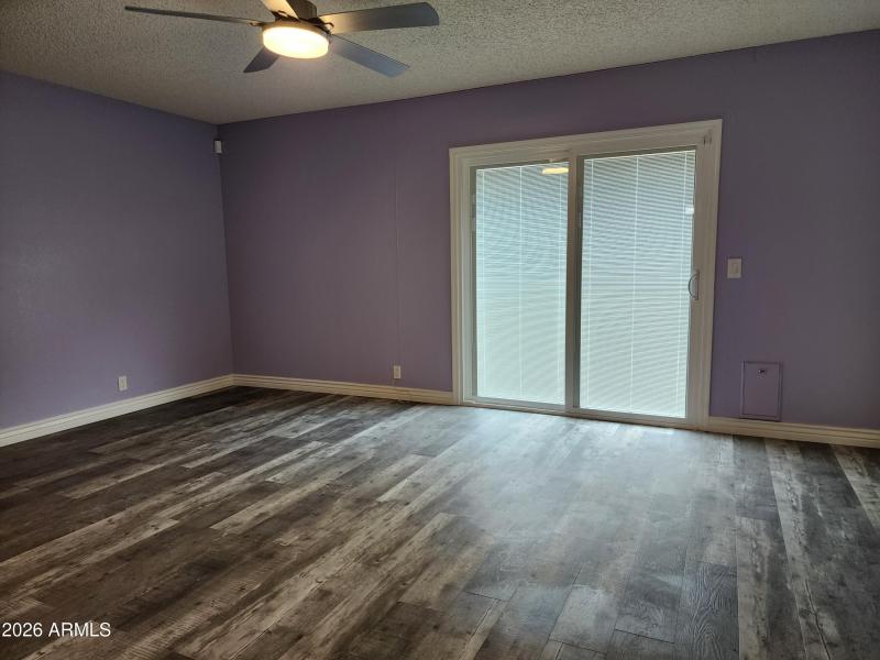 Outside exit from primary bdrm