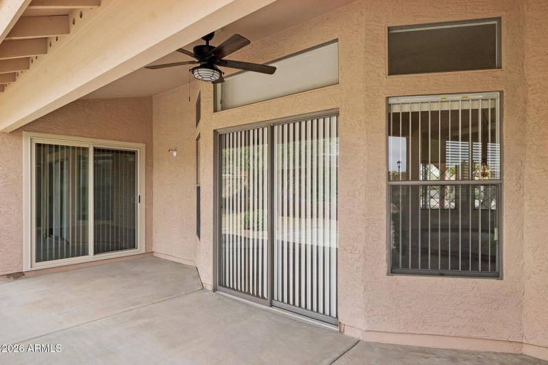 Back patio