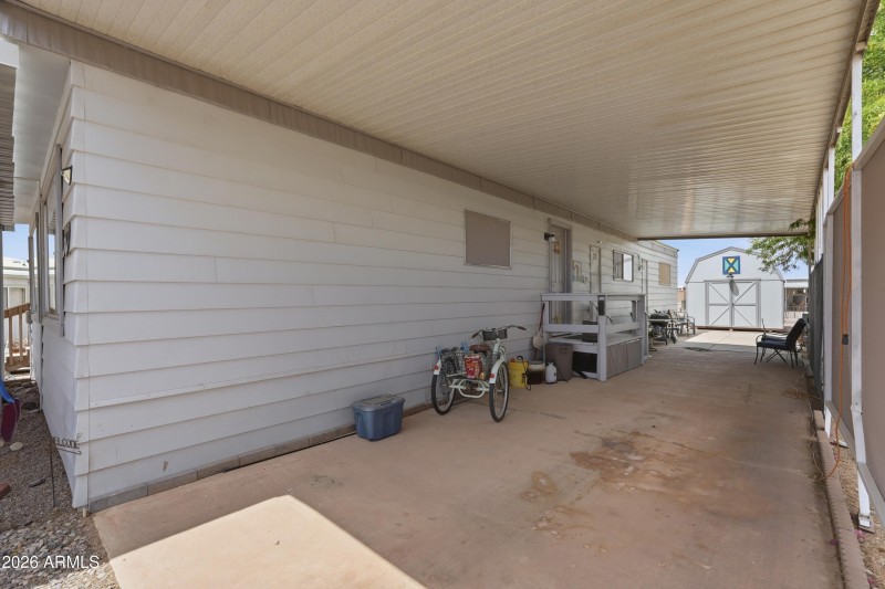 Carport/Patio Side